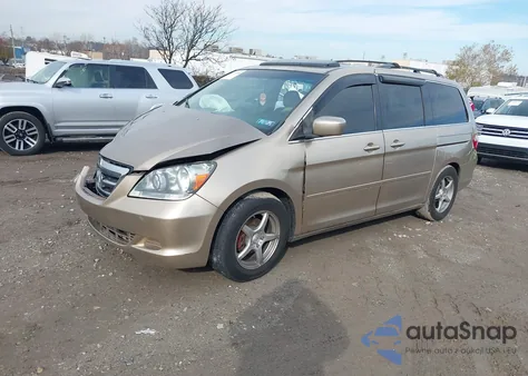 2006 Honda Odyssey Ex-L из США, поврежденный, VIN 5FNRL38686B435206